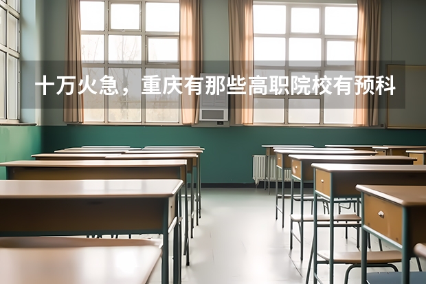 十万火急，重庆有那些高职院校有预科班 湖南提前批可以报几个学校几个专业
