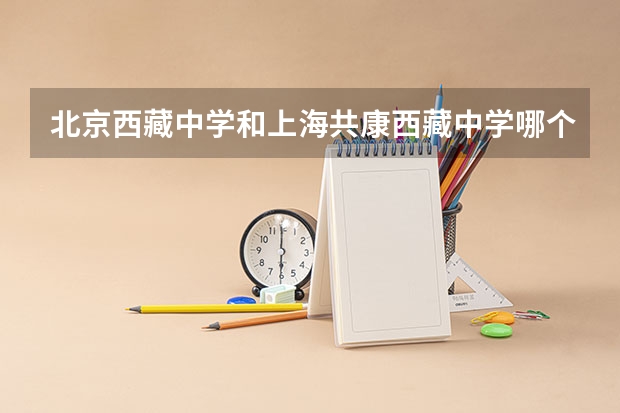 北京西藏中学和上海共康西藏中学哪个好