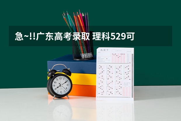 急~!!广东高考录取 理科529可以上茂名学院吗