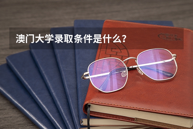 澳门大学录取条件是什么？