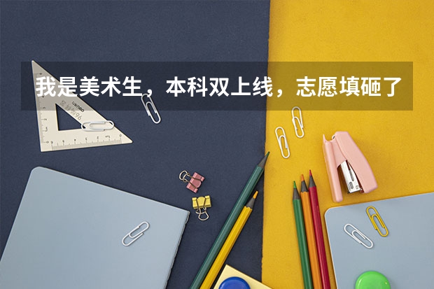 我是美术生，本科双上线，志愿填砸了，还有补录机会吗
