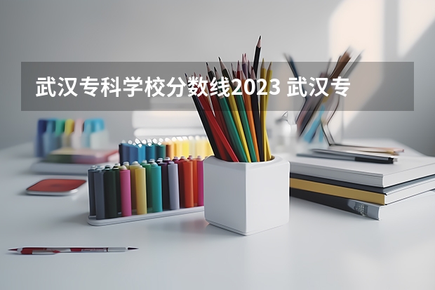 武汉专科学校分数线2023 武汉专科公办学校分数线