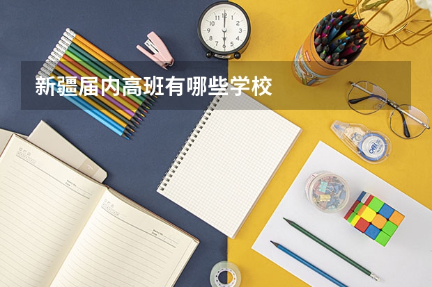 新疆届内高班有哪些学校