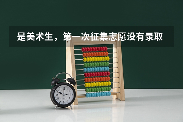  是美术生，第一次征集志愿没有录取，第二次补录怎么填报学校录取几率大。急急急啊