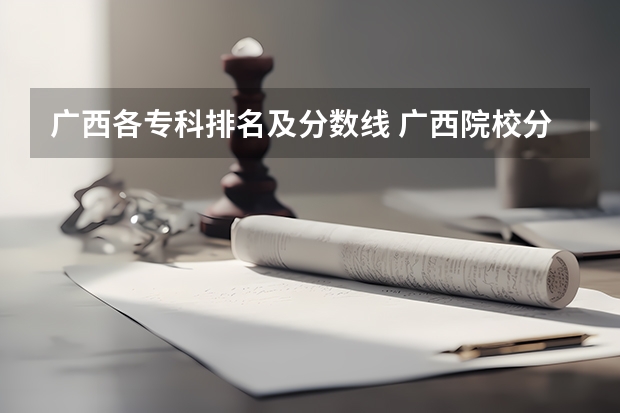 广西各专科排名及分数线 广西院校分数线排名