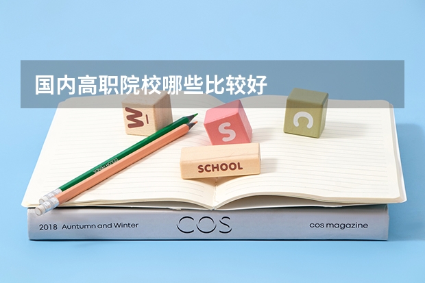 国内高职院校哪些比较好