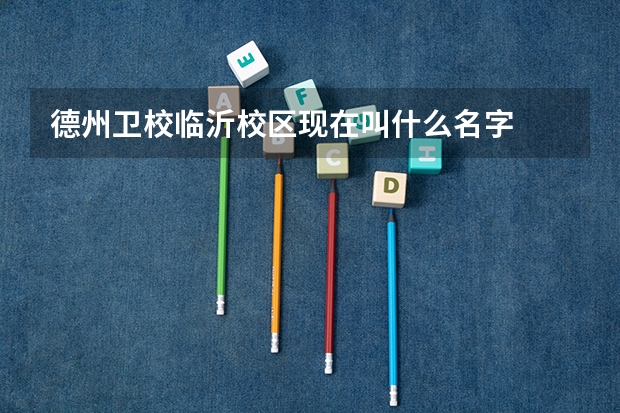 德州卫校临沂校区现在叫什么名字