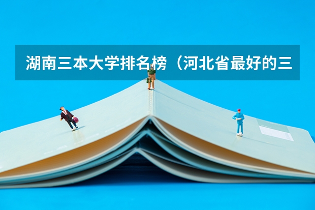 湖南三本大学排名榜（河北省最好的三本大学排名）