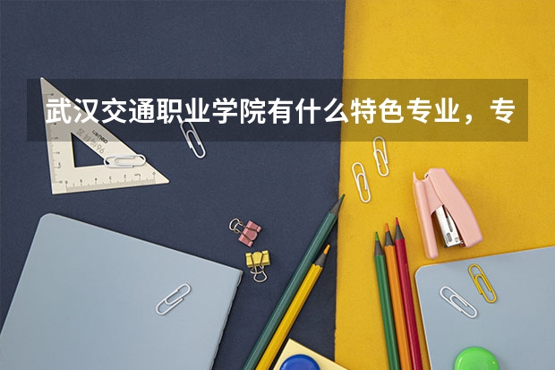 武汉交通职业学院有什么特色专业，专业排名如何
