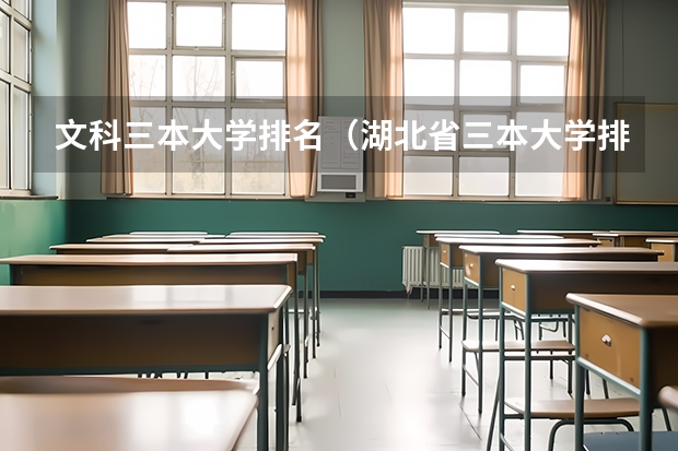 文科三本大学排名(湖北省三本大学排名)