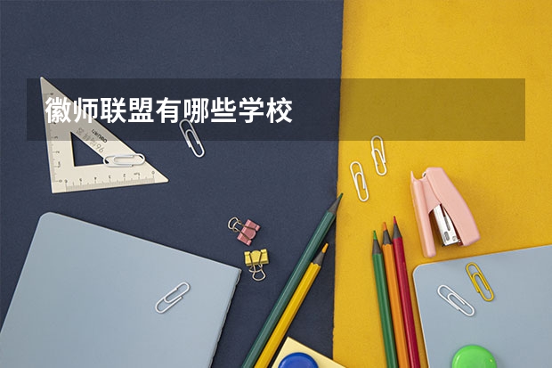 徽师联盟有哪些学校