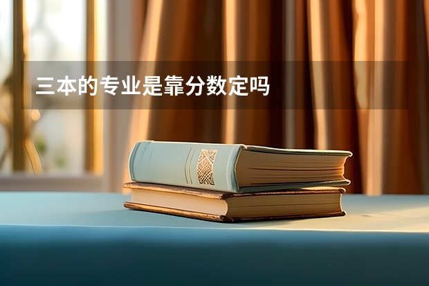 三本的专业是靠分数定吗