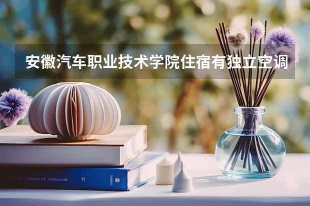 安徽汽车职业技术学院住宿有独立空调和卫生间吗