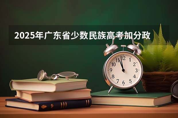 2025年广东省少数民族高考加分政策解读