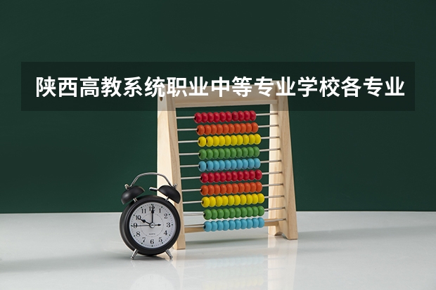 陕西高教系统职业中等专业学校各专业的收费标准 陕西高教系统职业中等专业学校一年学费多少